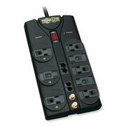 Tripp Lite Protect It Surge Protector, 8 Outlet, 10 ft. Cord, 3240J, RJ45, Black TLP810NET